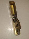 Vtg 2015 Zippo Brushed Brass Cigarette Lighter Great Shape Nice Snap!