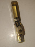 Vtg 2015 Zippo Brushed Brass Cigarette Lighter Great Shape Nice Snap!