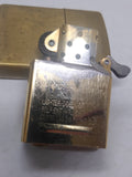 Vtg 2015 Zippo Brushed Brass Cigarette Lighter Great Shape Nice Snap!
