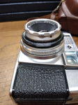 Vtg Agfa Color Agnar 35 mm 1 : 2.8 / 45 Film Camera With Leather Case