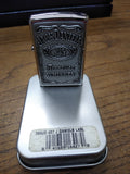 Sealed 2007 Zippo Jack Daniels Old #7 Tennessee Whiskey Cigarette Lighter In Box