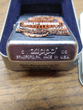 Vtg Sealed NOS 2006 Zippo Harley Davidson Motorcycles Rattle Snake In Box