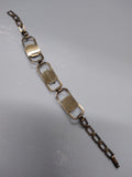 Vtg WW2 Era US Marine Corps Flower and Insignia 6.5" Charm Bracelet 1/20 10K GF
