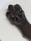 Vtg WW2 Era United States Navy Sterling Silver Spoon Sweetheart Pin Brooch 2.5"