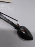 Vtg WW2 Era United States Navy Sterling Silver Spoon Sweetheart Pin Brooch 2.5"