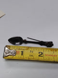 Vtg WW2 Era United States Navy Sterling Silver Spoon Sweetheart Pin Brooch 2.5"