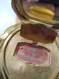 Vtg Elgin American WW2 Era US Military Clam Shell Sweetheart Compact Nice!
