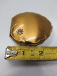 Vtg Elgin American WW2 Era US Military Clam Shell Sweetheart Compact Nice!