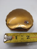 Vtg Elgin American WW2 Era US Military Clam Shell Sweetheart Compact Nice!
