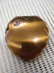 Vtg Elgin American WW2 Era US Military Clam Shell Sweetheart Compact Nice!
