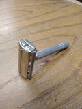 Vtg Gillette TTO Double Edged Super Speed Safety Razor 1948-1949 Good Condition