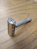Vtg Gillette TTO Double Edged Super Speed Safety Razor 1948-1949 Good Condition