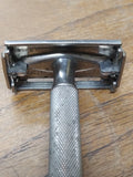 Vtg Gillette TTO Double Edged Super Speed Safety Razor 1948-1949 Good Condition
