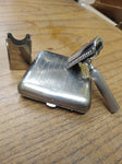 Vtg GEM Single Edge 2 Piece Safety Travel Razor Lot With Case Blade Bank Nice!