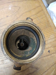 Vtg 7" x 3.5" Heavy Duty Solid Brass Fire Department Hose Nozzle Tip Fireman