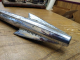 Vtg 1958 Oldsmobile Hood Ornament Super 88 Rocket Jet Plane Chrome Rat Hot Rod