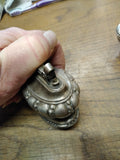 Vtg 1950's 3 Pc Cigarette Table Lighter Lot Silver Plate Ronson Crown Supreme