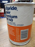 Vtg Original Gulfpride Super Premium 10W/40 1 Quart Oil Full Can Very Good #2