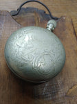 Antique Elgin Civil War Era Pocket Watch Folk Art Hand Carved Wood Case 15 J