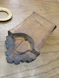 Antique Elgin Civil War Era Pocket Watch Folk Art Hand Carved Wood Case 15 J