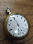 Antique Elgin Civil War Era Pocket Watch Folk Art Hand Carved Wood Case 15 J