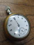 Antique Elgin Civil War Era Pocket Watch Folk Art Hand Carved Wood Case 15 J