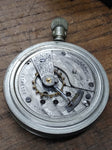 Antique Elgin Civil War Era Pocket Watch Folk Art Hand Carved Wood Case 15 J