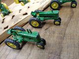 Vtg Ertl 7 Die Cast Toy Tractor Milestones  John Deere Tractor Design #560 Box!