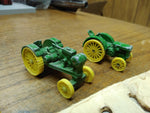 Vtg Ertl 7 Die Cast Toy Tractor Milestones  John Deere Tractor Design #560 Box!