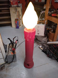 Vtg Empire 2 Piece Lighted Noel Candles Blow Mold Christmas 41" Working!