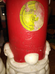 Vtg Empire 4 Piece Lighted Noel Candles Blow Mold Christmas 13" Working!