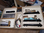 Vtg Lionel 6-1150 Laser Train 8161 Locomotive Glow In The Dark Cars Railroad
