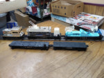 Vtg Lionel 6-1150 Laser Train 8161 Locomotive Glow In The Dark Cars Railroad