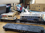 Vtg Lionel 6-1150 Laser Train 8161 Locomotive Glow In The Dark Cars Railroad