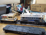Vtg Lionel 6-1150 Laser Train 8161 Locomotive Glow In The Dark Cars Railroad