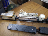 Vtg Lionel 6-1150 Laser Train 8161 Locomotive Glow In The Dark Cars Railroad
