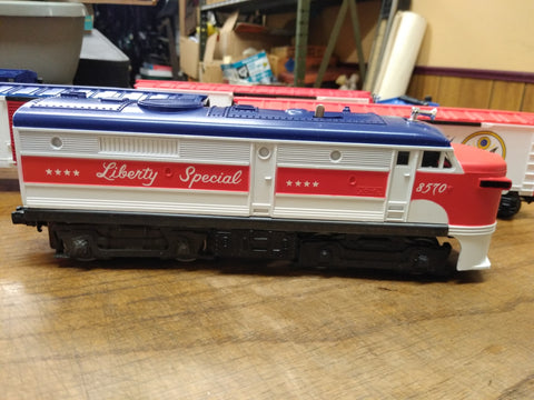 Vtg Lionel 6 1577 Liberty Special 027 Gauge Bicentennial Train Set Ori cyclewarehouse.online