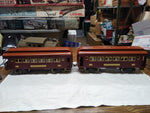 Vtg Lionel 380 Standard Gauge 0-4-0 Electric Locomotive Pullman Observation Cars