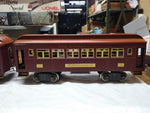 Vtg Lionel 380 Standard Gauge 0-4-0 Electric Locomotive Pullman Observation Cars