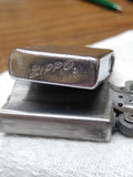 Vtg Zippo Slim 1964 Cigarette lighter Allegheny Ludlum Steel Polished Chrome