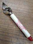 Vtg Advertising Chevrolet Bottle Opener Curly Moore Rural Valley Pa 5 Digit Ph#