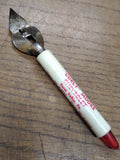 Vtg Advertising Chevrolet Bottle Opener Curly Moore Rural Valley Pa 5 Digit Ph#