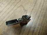 Vtg Zippo Slim 1964 Cigarette lighter Allegheny Ludlum Steel Polished Chrome