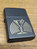 Vtg  Unfired 1999 Zippo Camel Matt Black Martini Cigarette Lighter Nice Rare!