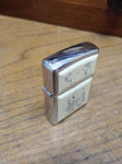 Vtg 1995 Zippo Cigarette Lighter Scrimshaw Sailing Ship Light House Nice Snap!