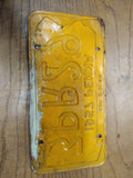 Vtg 1957 Pennsylvania License Plate Car Tag 3PR29 Exp 3 31 58 10"x6" Hot Rat Rod
