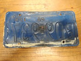 Vtg 1958 Pennsylvania License Plate Car Tag B09 937 Exp 1964 12"x6" Hot Rat Rod