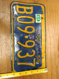 Vtg 1958 Pennsylvania License Plate Car Tag B09 937 Exp 1964 12"x6" Hot Rat Rod