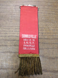 Vtg I.O.O.F FLT In Memorial Medal Ribbon Lodge No 793 Summerville Pa Celluloid