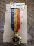 Vtg 1932 Pythian Sisters 35th Annual Grand Temple Of Pennsylvania Ribbon Medal